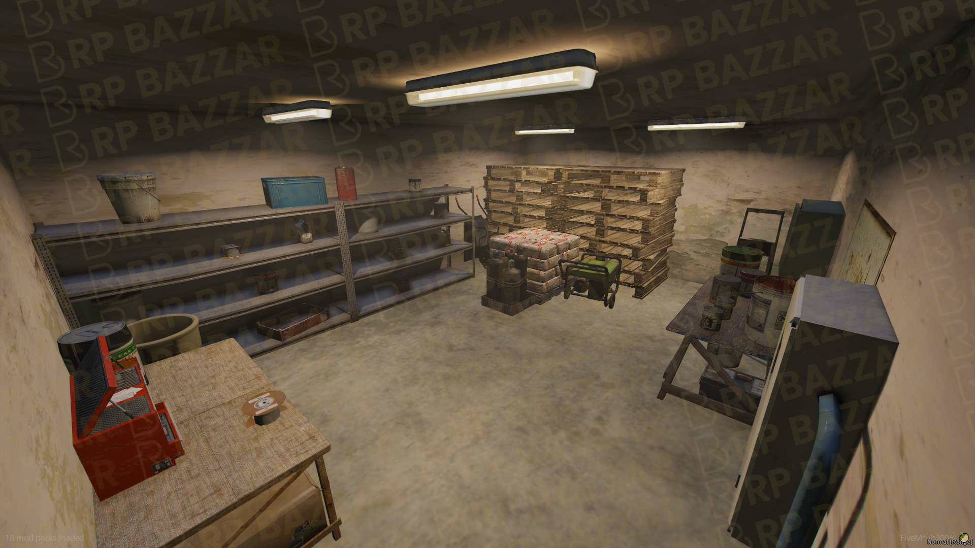 Backroom Drug Lab FiveM MLO — GTA RP Interior — ESX QB QBOX — RPBazzar