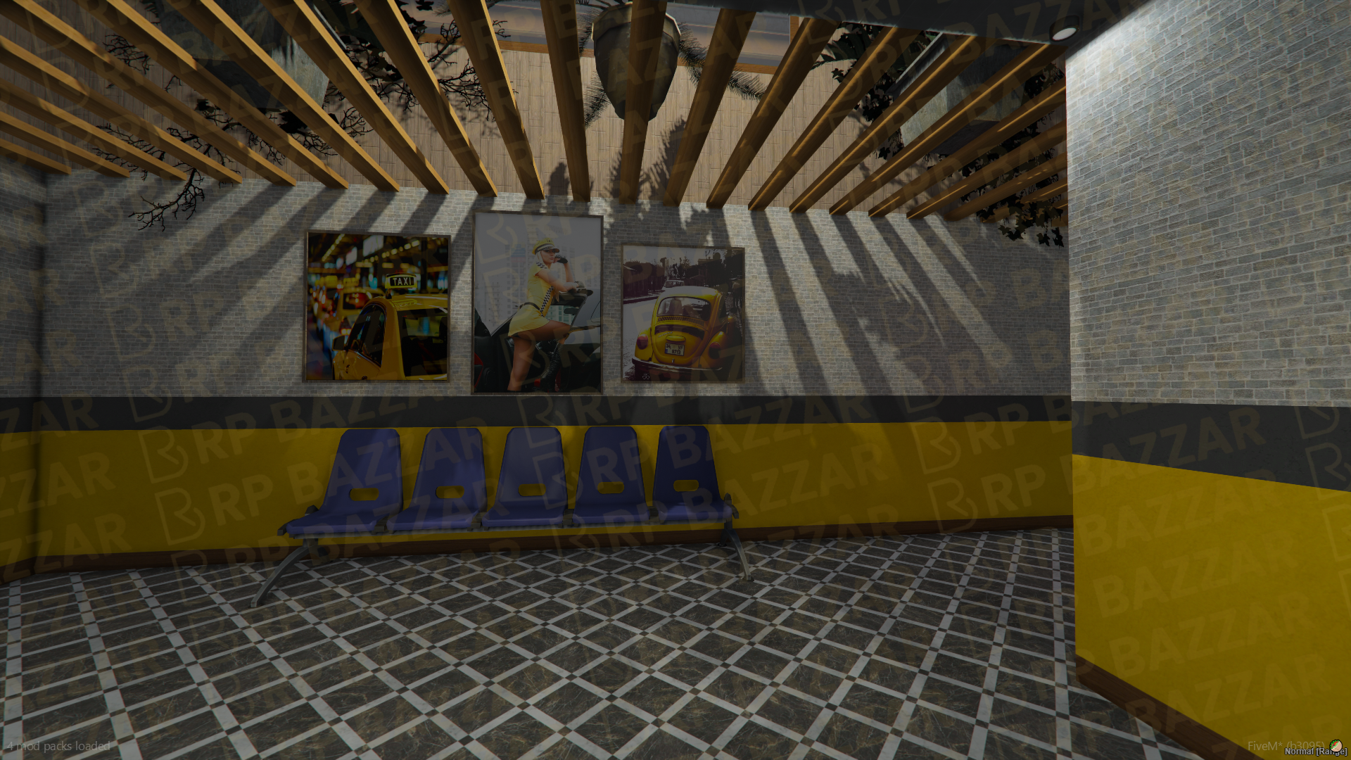 011.Taxi Depot FiveM MLO — rpbazzar