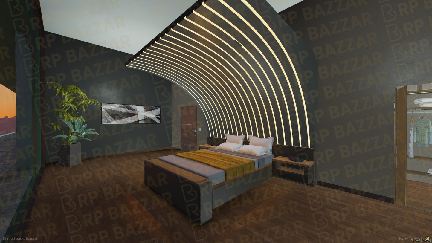 Downtown Apartment FiveM MLO — GTA RP Interior — ESX QB QBOX — RPBazzar