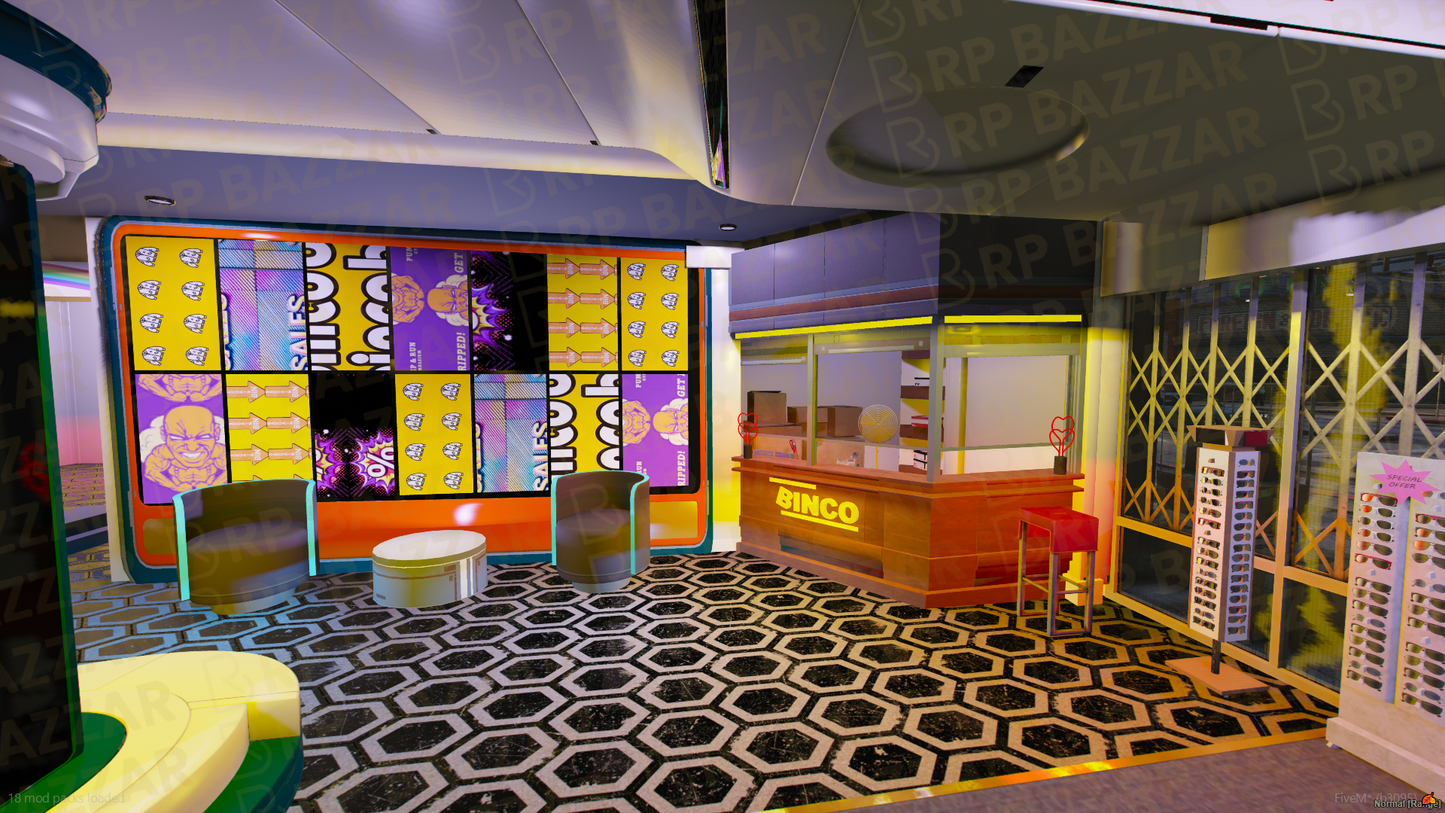 Boutique Clothing Store FiveM MLO — GTA RP Interior — ESX QB QBOX — RPBazzar