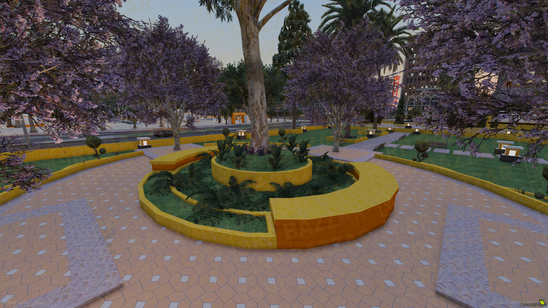 Vintage Legion Square FiveM MLO — GTA RP Interior — ESX QB QBOX — RPBazzar