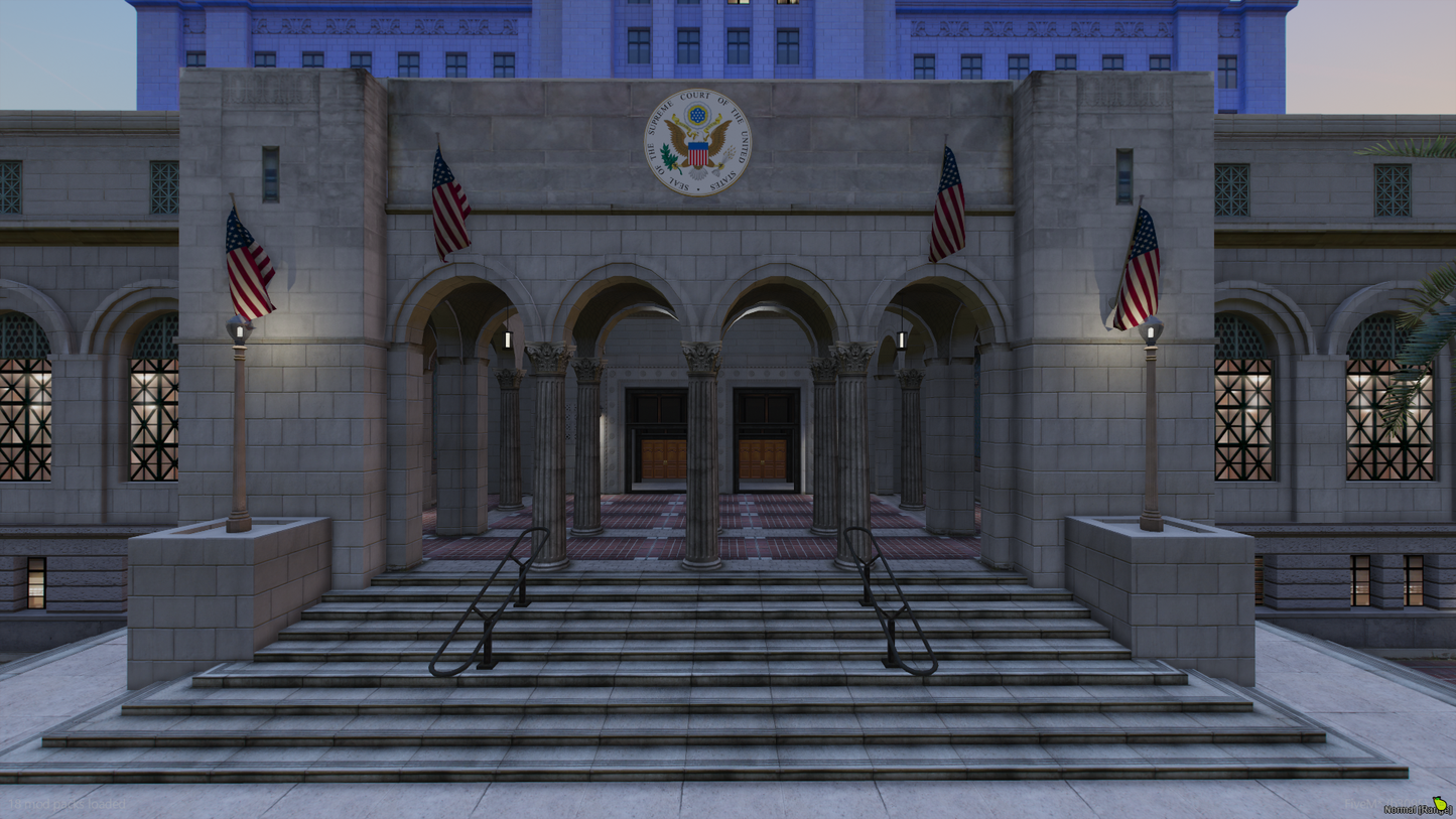 Federal CityHall FiveM MLO — GTA RP Interior — ESX QB QBOX — RPBazzar