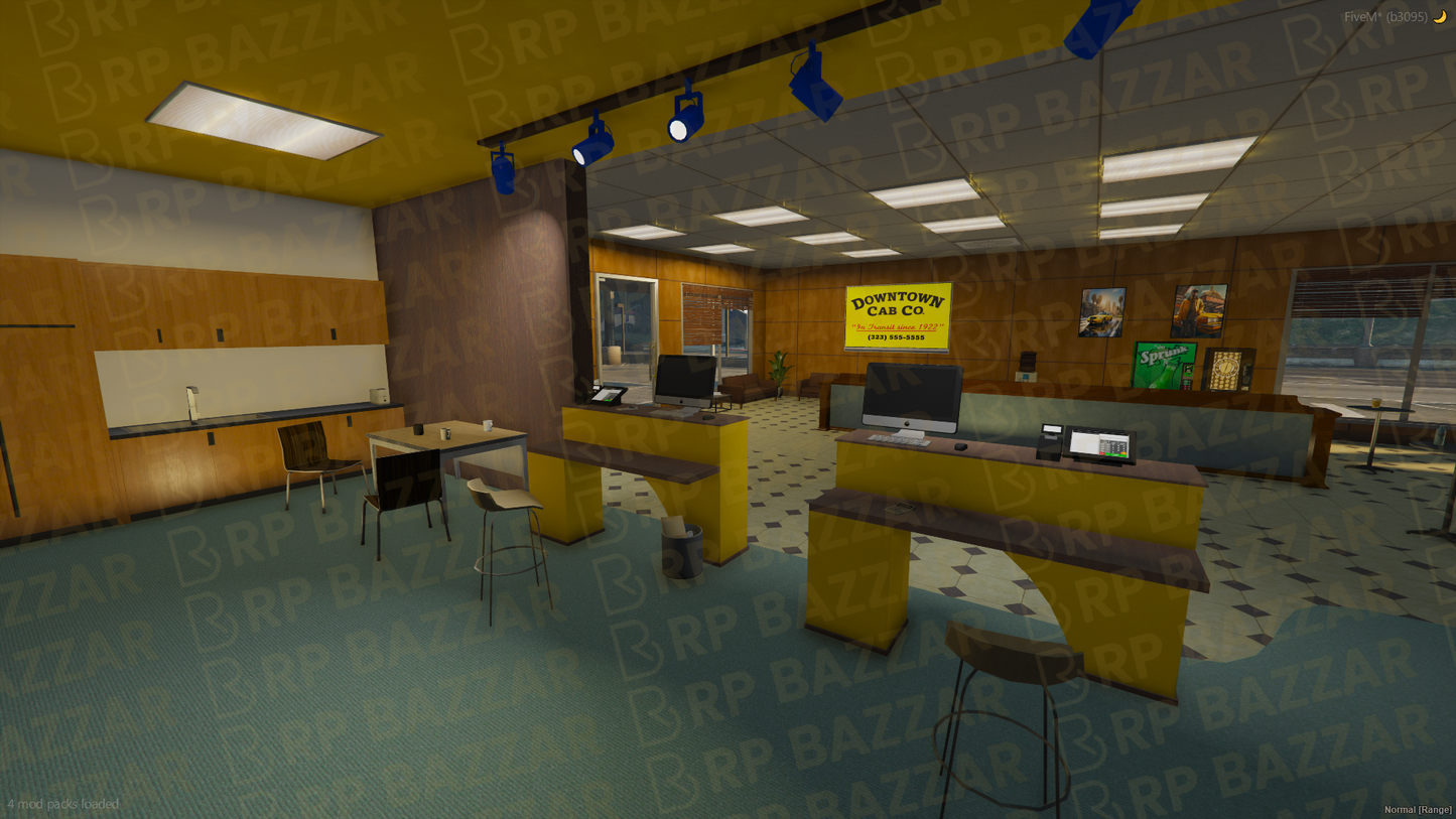 010.Taxi Depot FiveM MLO — rpbazzar