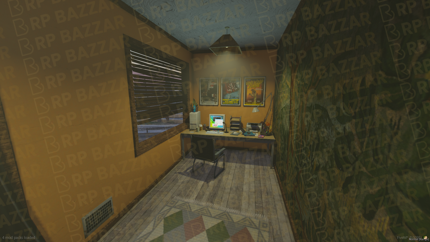 Roadside Motel FiveM MLO — GTA RP Interior — ESX QB QBOX — RPBazzar