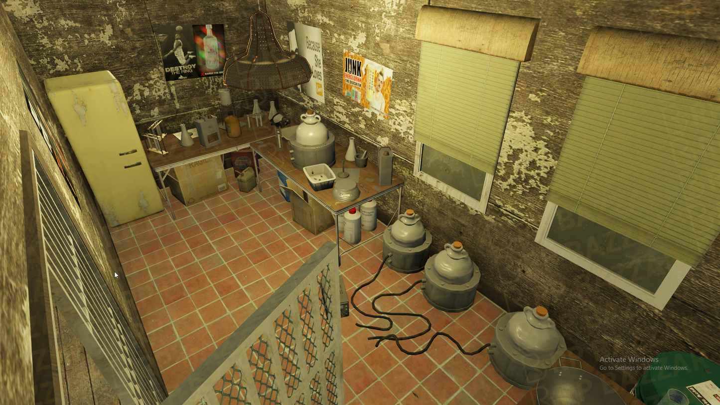 Industrial Gang Clubhouse FiveM MLO — GTA RP Interior — ESX QB QBOX — RPBazzar