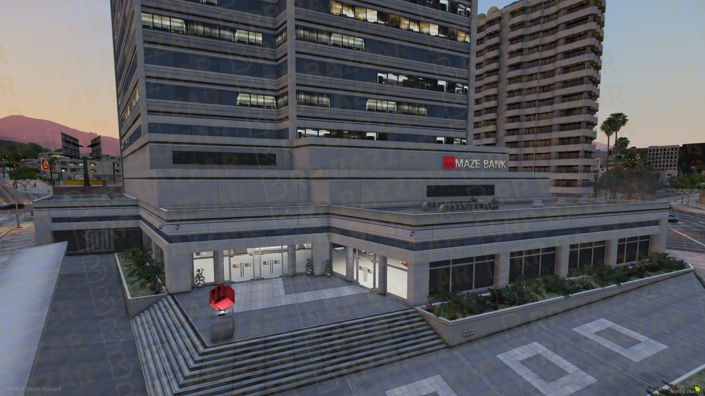 Central Bank FiveM MLO — GTA RP Interior — ESX QB QBOX — RPBazzar