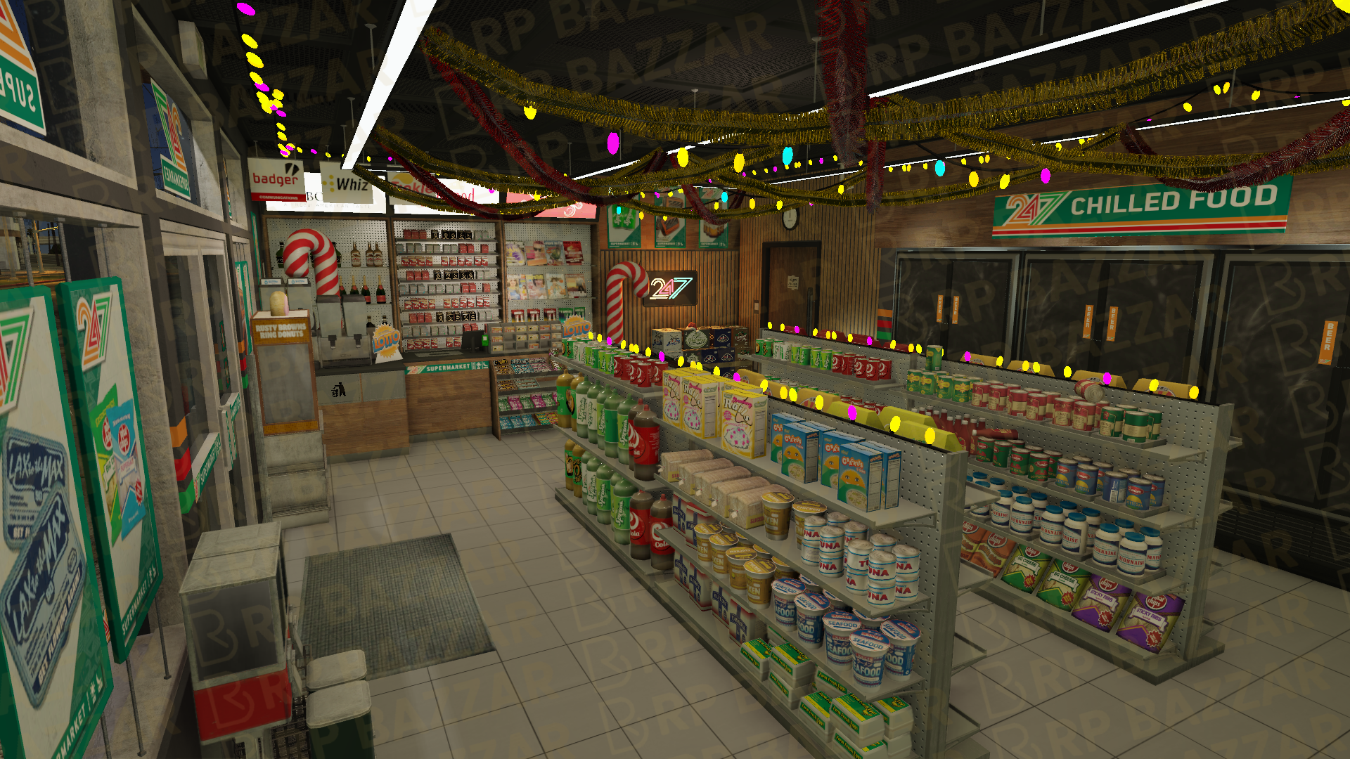 Midnight 24-7 Store FiveM MLO — GTA RP Interior — ESX QB QBOX — RPBazzar