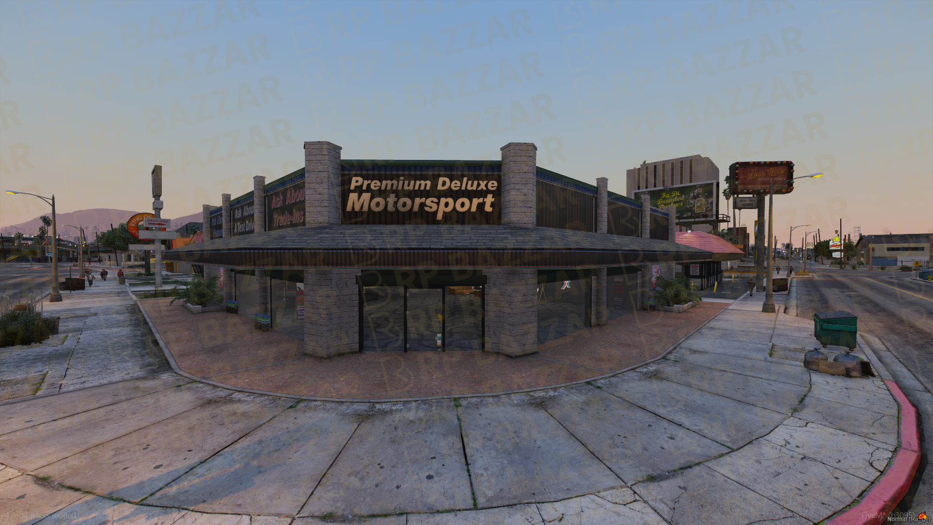 Chrome Vehicle Shop FiveM MLO — GTA RP Interior — ESX QB QBOX — RPBazzar