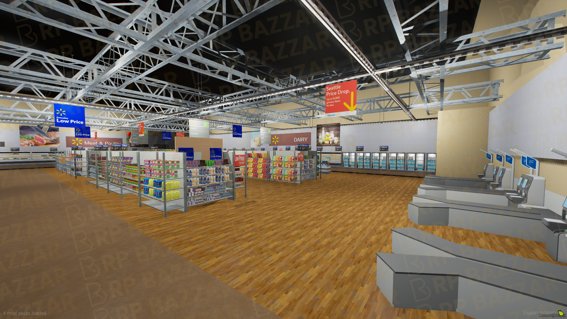 Premium Shopping Mall FiveM MLO — GTA RP Interior — ESX QB QBOX — RPBazzar
