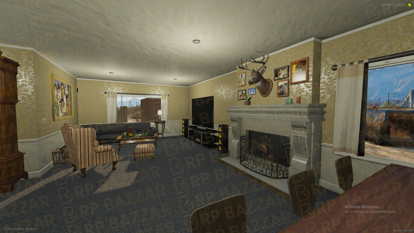 Rugged House FiveM MLO — GTA RP Interior — ESX QB QBOX — RPBazzar