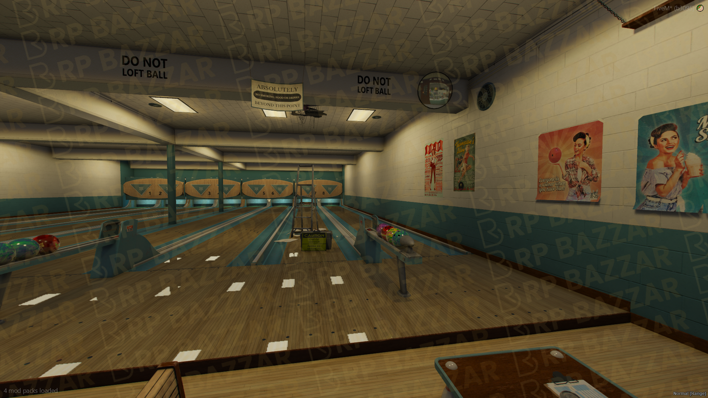 Streetball Sports Court FiveM MLO — GTA RP Interior — ESX QB QBOX — RPBazzar