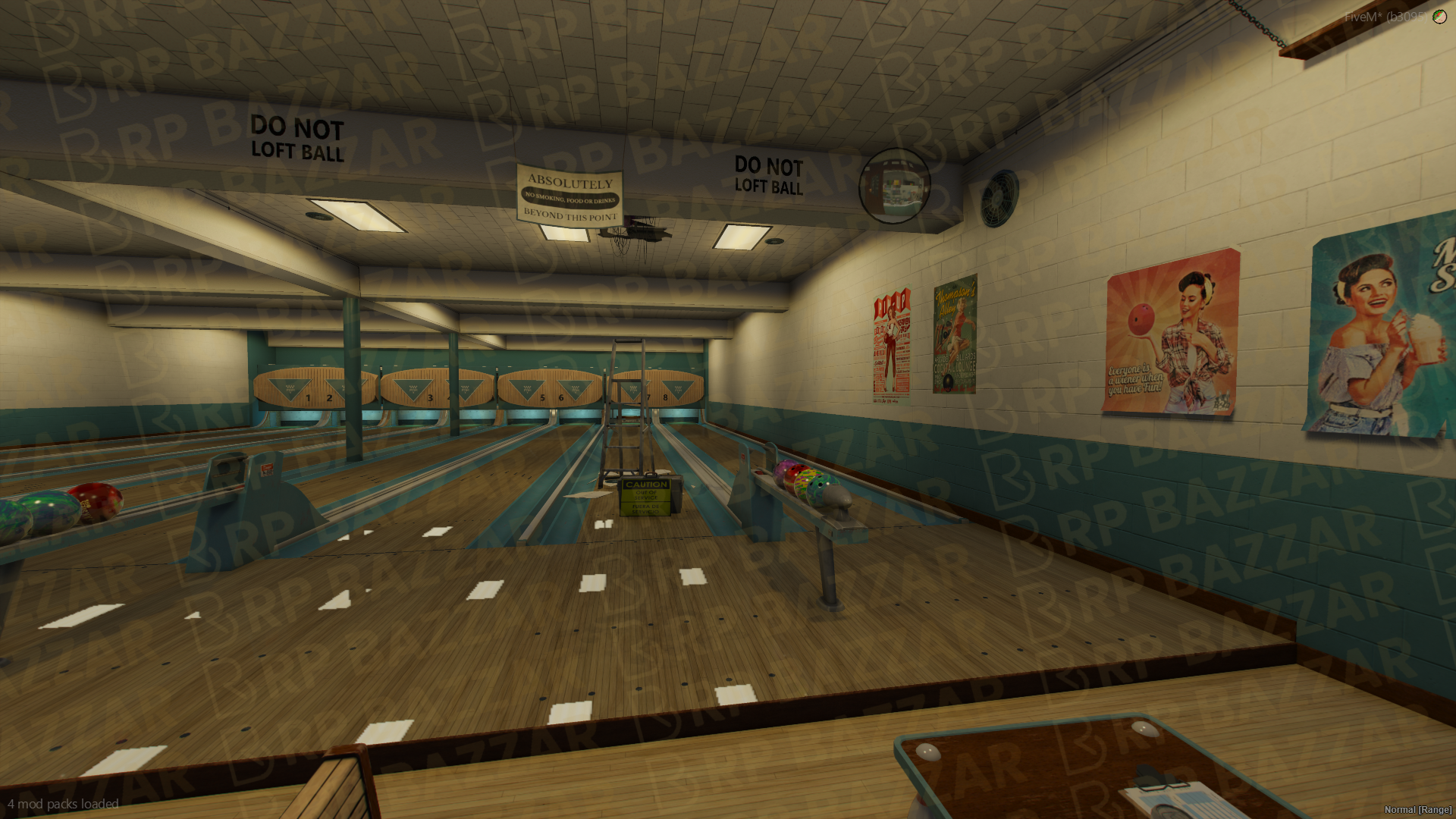 Streetball Sports Court FiveM MLO — GTA RP Interior — ESX QB QBOX — RPBazzar