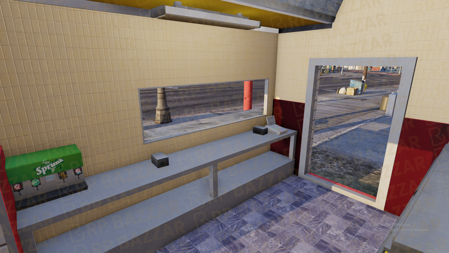Authentic Bistro FiveM MLO — GTA RP Interior — ESX QB QBOX — RPBazzar