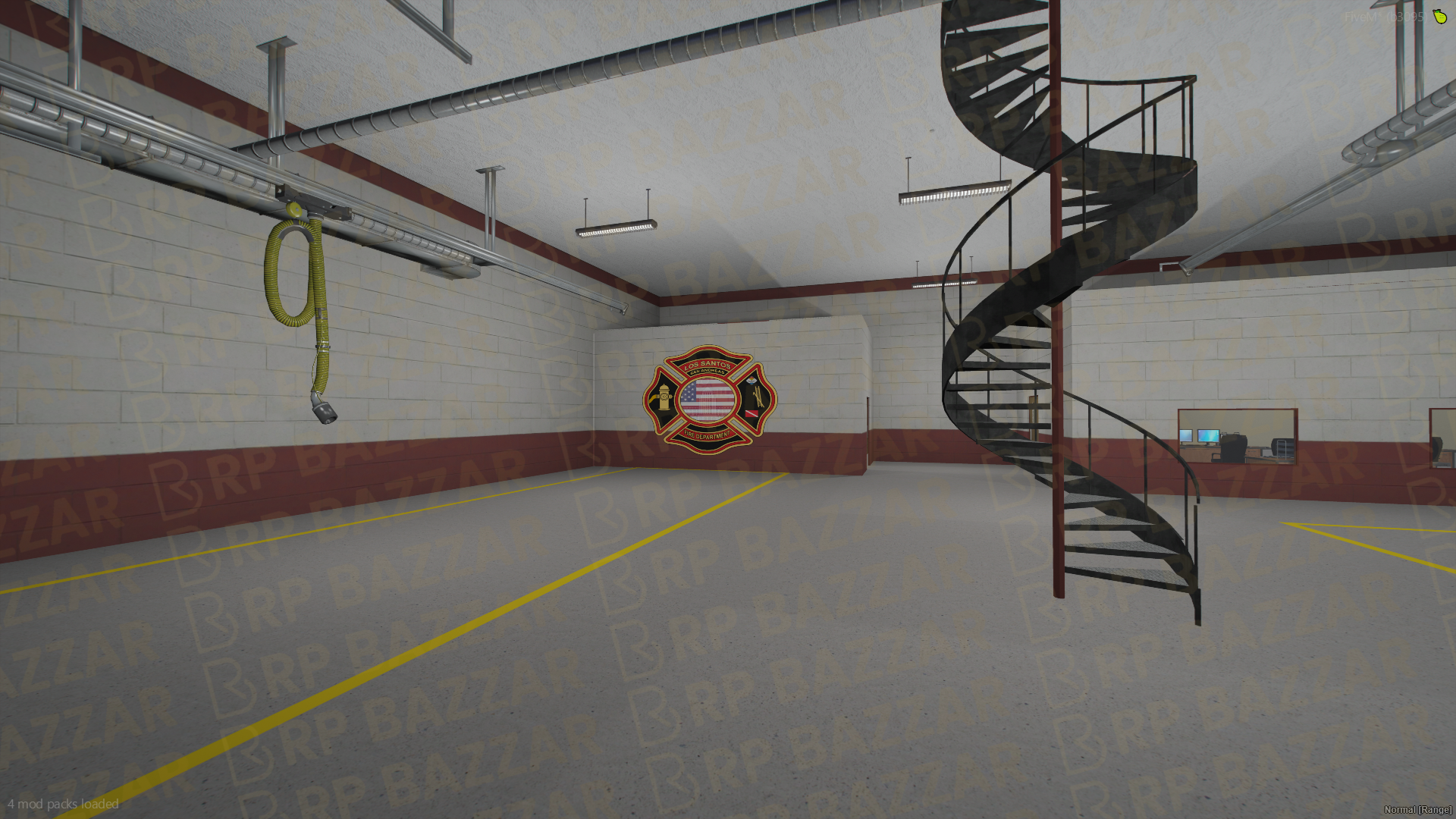 Red Fire Department FiveM MLO — GTA RP Interior — ESX QB QBOX — RPBazzar