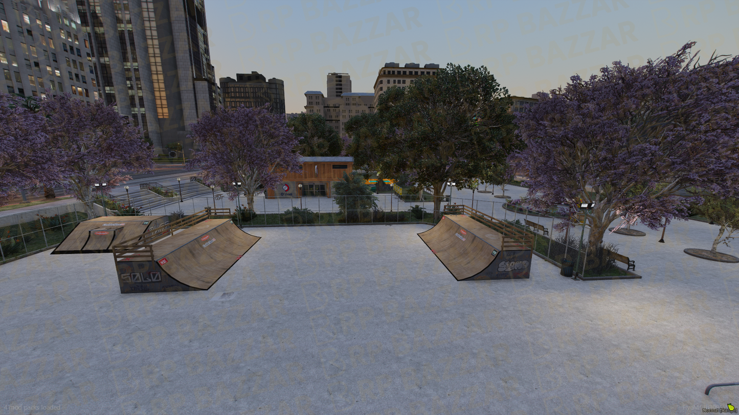 Downtown Legion Square FiveM MLO — GTA RP Interior — ESX QB QBOX — RPBazzar