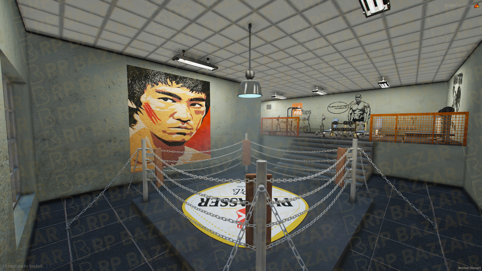 Thunder Boxing Ring FiveM MLO — GTA RP Interior — ESX QB QBOX — RPBazzar