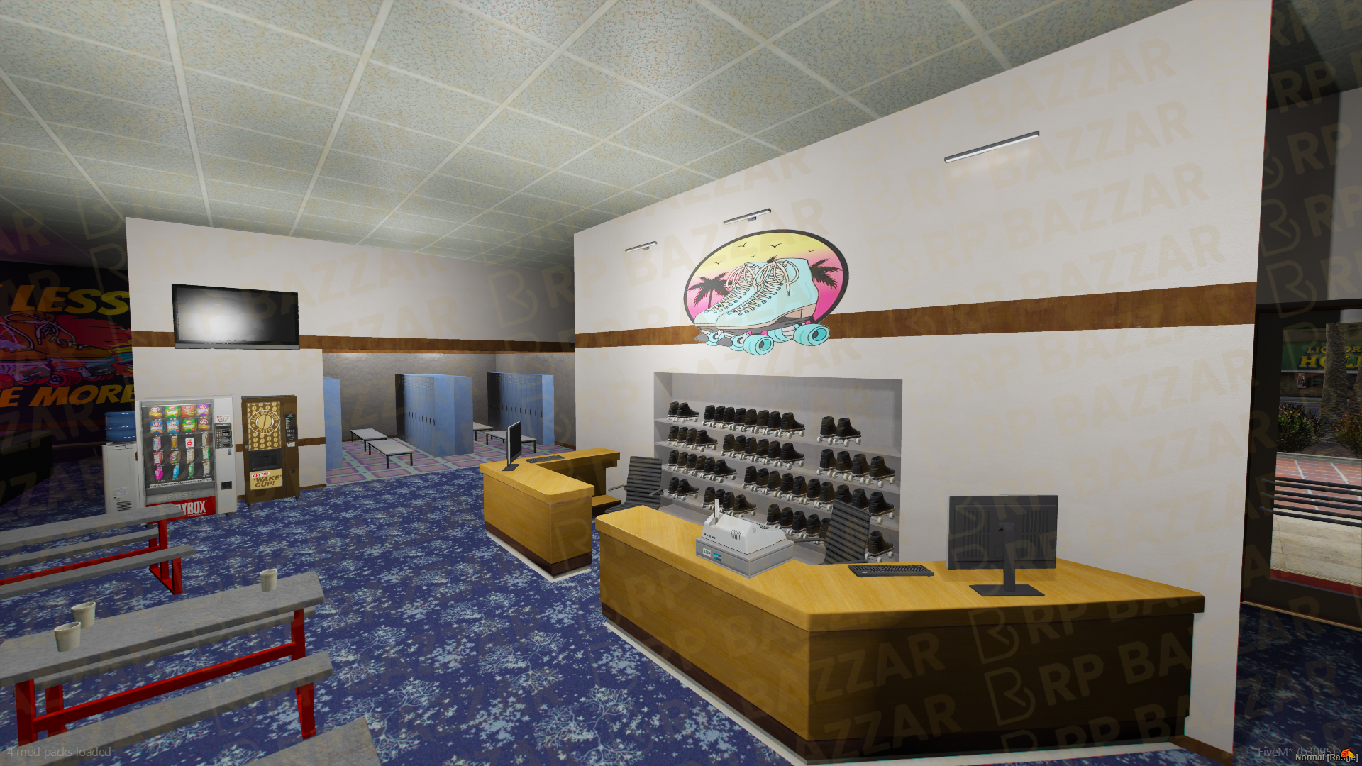 Elite Sports Court FiveM MLO — GTA RP Interior — ESX QB QBOX — RPBazzar