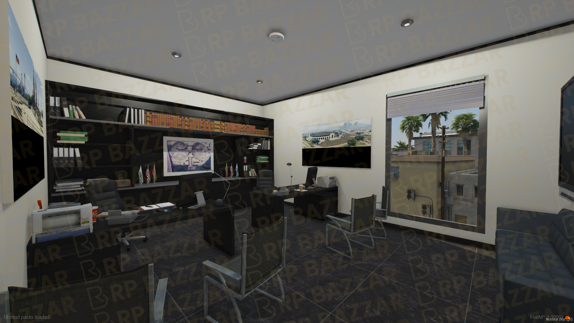 Grand CityHall FiveM MLO — GTA RP Interior — ESX QB QBOX — RPBazzar