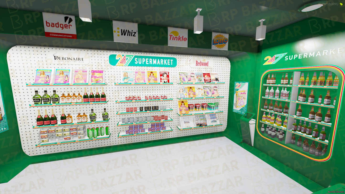 Urban 24-7 Store FiveM MLO — GTA RP Interior — ESX QB QBOX — RPBazzar