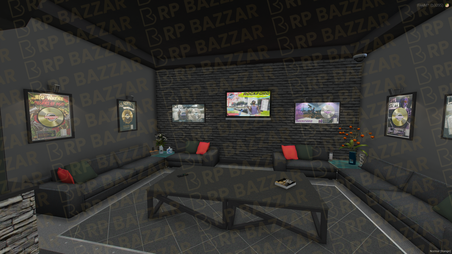 Modern Recording Studio FiveM MLO — GTA RP Interior — ESX QB QBOX — RPBazzar