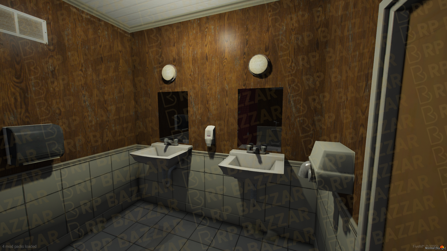 Desert Police Station FiveM MLO — GTA RP Interior — ESX QB QBOX — RPBazzar