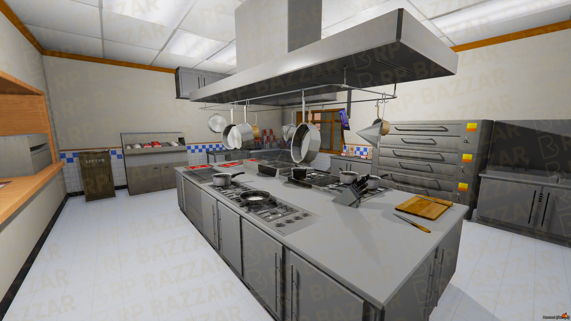 Downtown Steakhouse FiveM MLO — GTA RP Interior — ESX QB QBOX — RPBazzar
