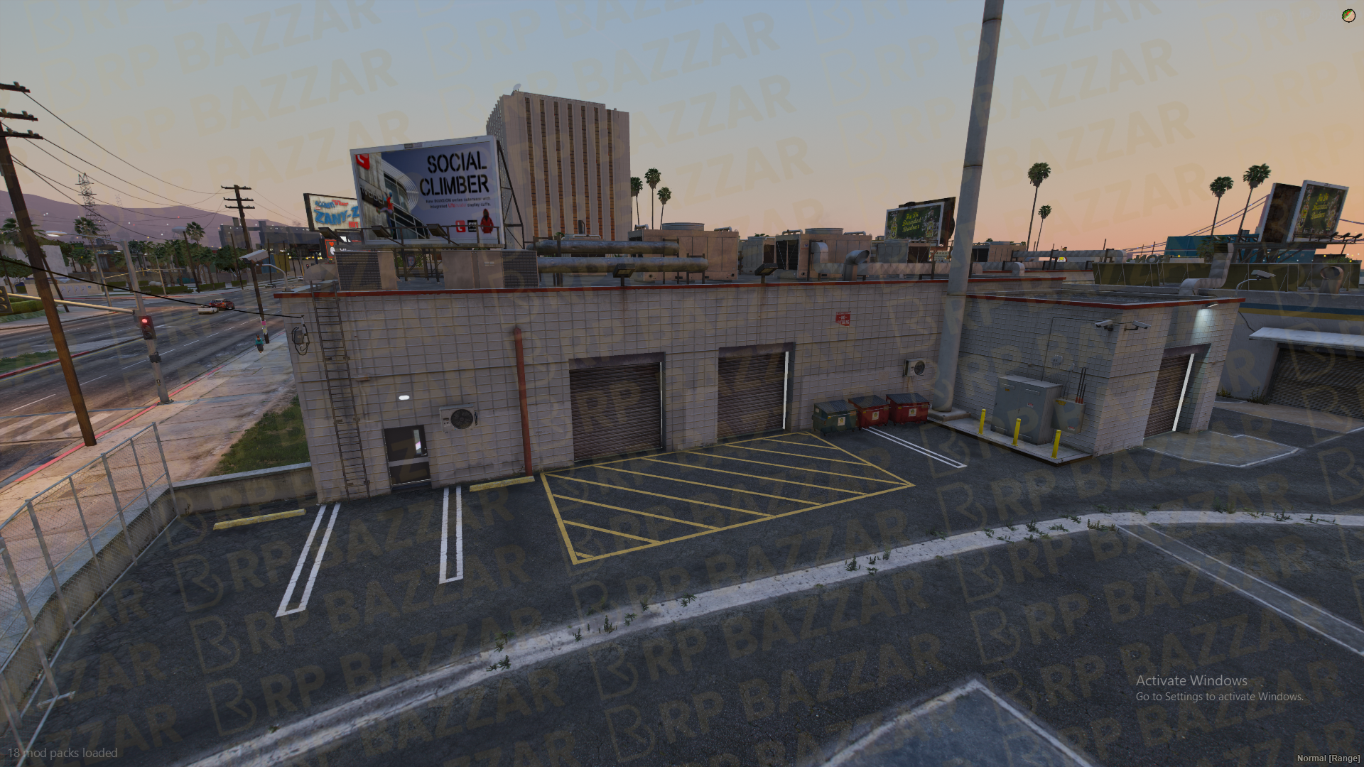 Uptown Mechanic Shop FiveM MLO — GTA RP Interior — ESX QB QBOX — RPBazzar