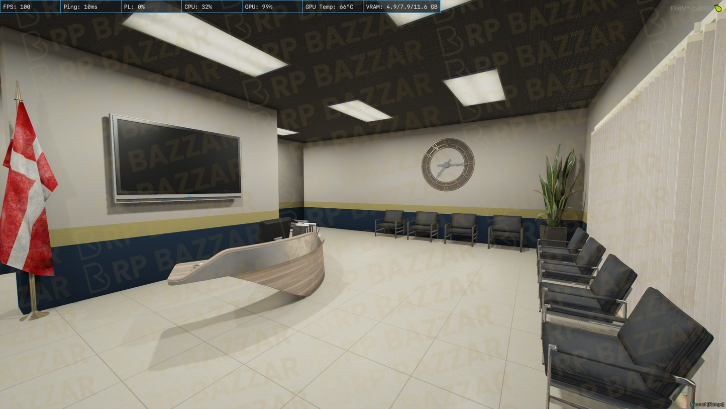 Spacious Office FiveM MLO — GTA RP Interior — ESX QB QBOX — RPBazzar