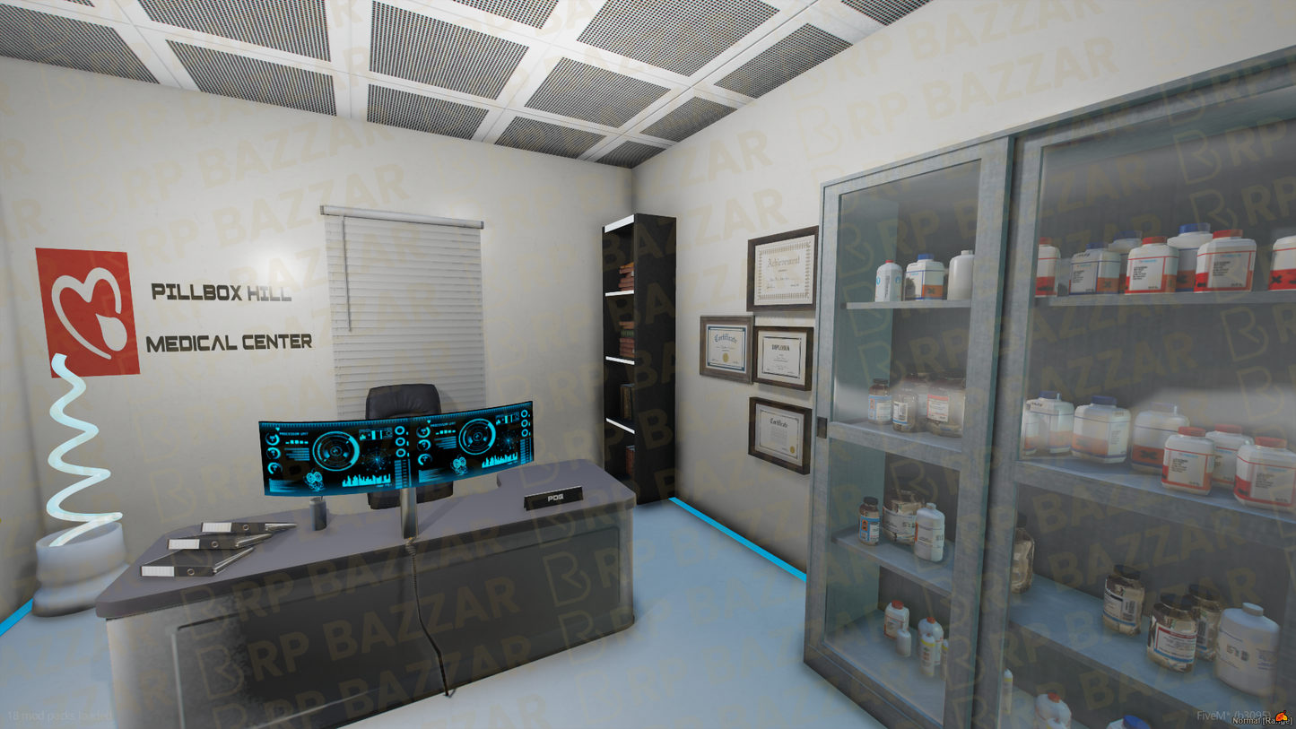 Eastgate Hospital FiveM MLO — GTA RP Interior — ESX QB QBOX — RPBazzar