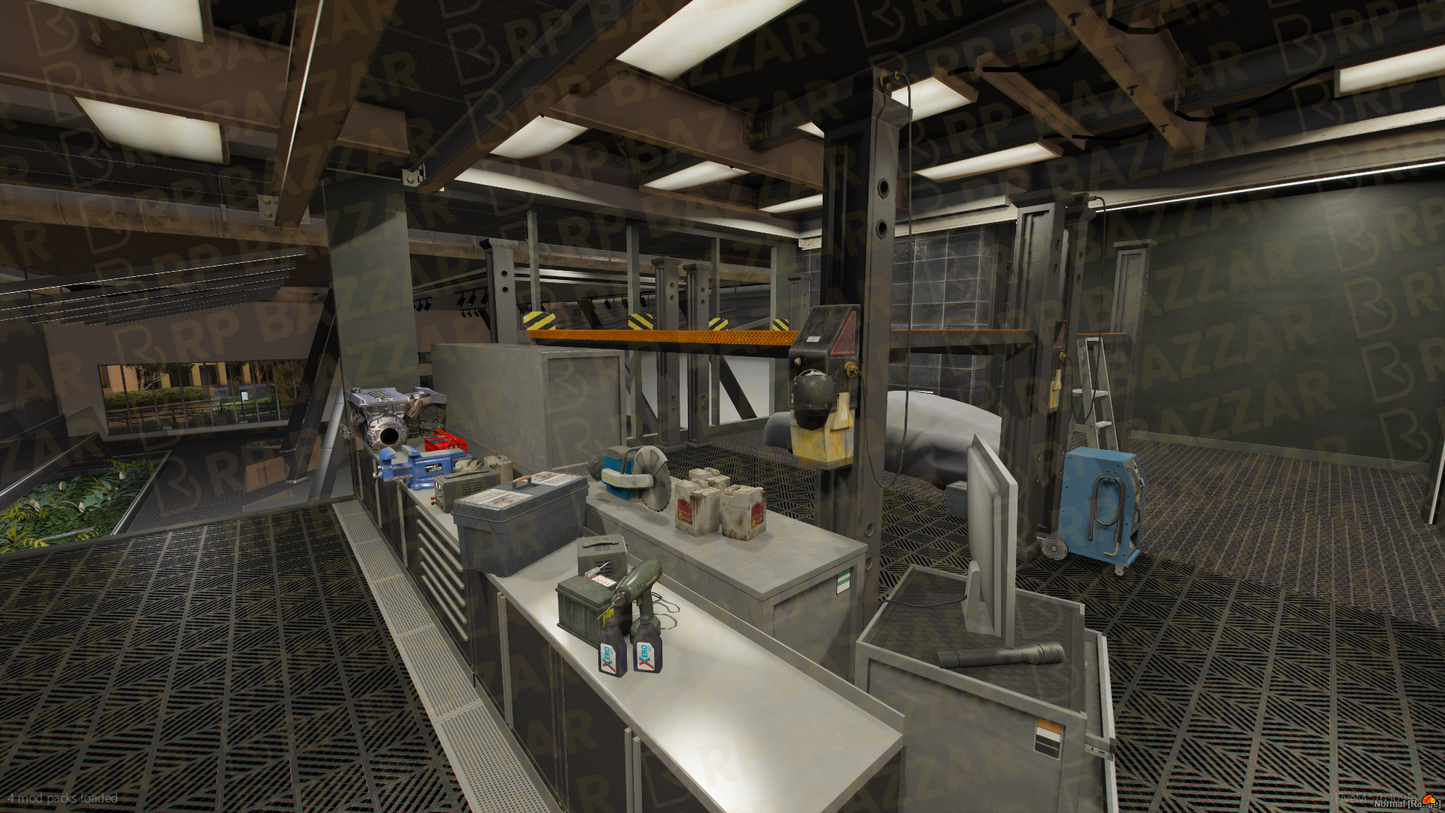 Custom Vehicle Shop FiveM MLO — GTA RP Interior — ESX QB QBOX — RPBazzar
