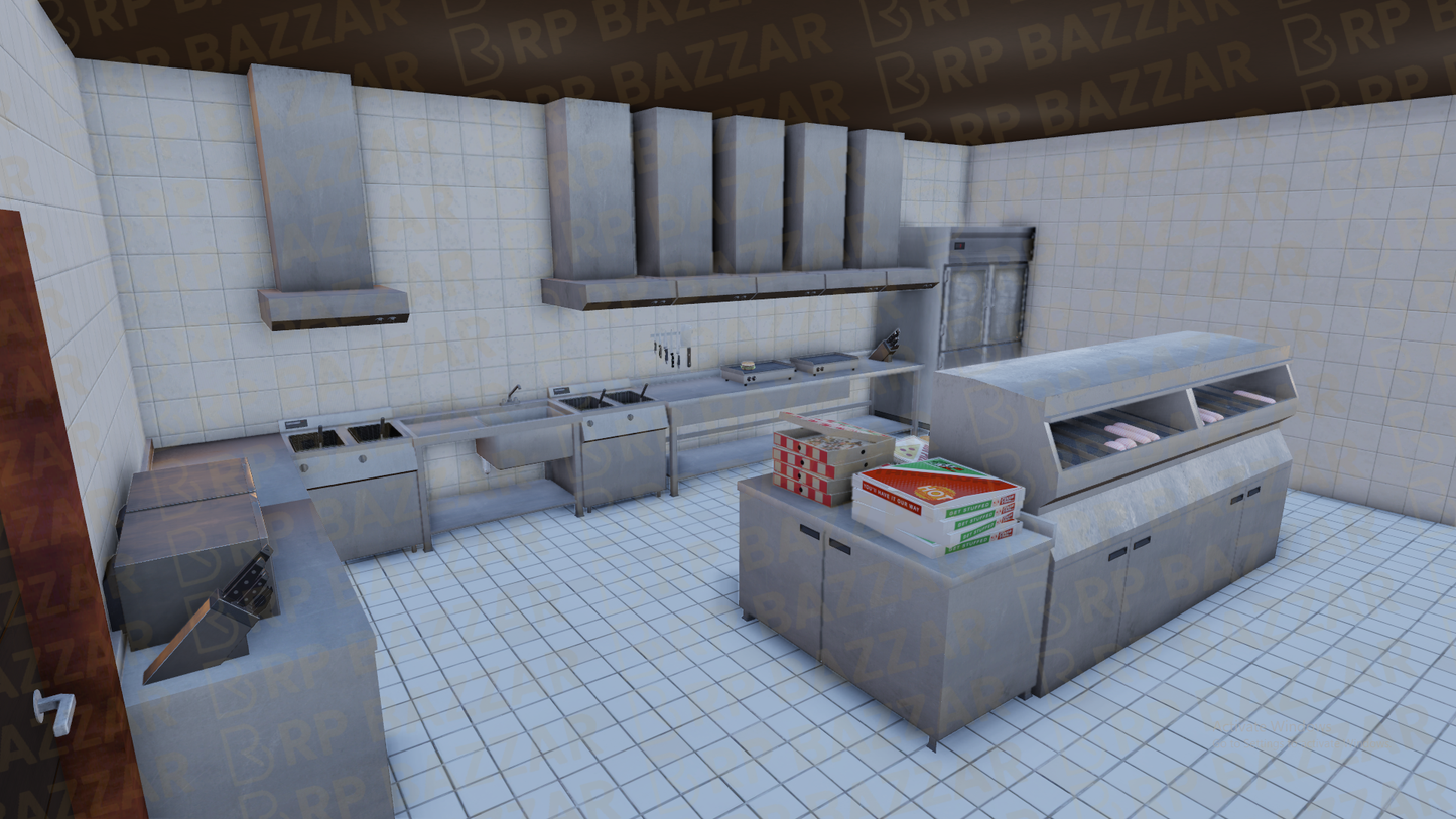 Lore-Friendly Taco Bar FiveM MLO — GTA RP Interior — ESX QB QBOX — RPBazzar