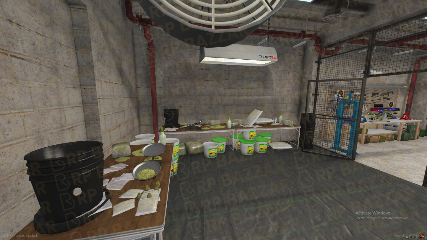 Custom Gang Stash House FiveM MLO — GTA RP Interior — ESX QB QBOX — RPBazzar