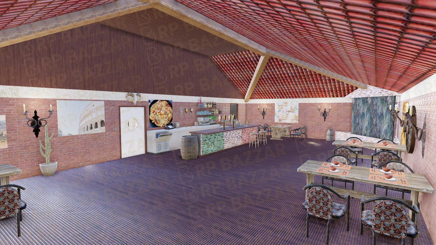 Downtown Diner FiveM MLO — GTA RP Interior — ESX QB QBOX — RPBazzar
