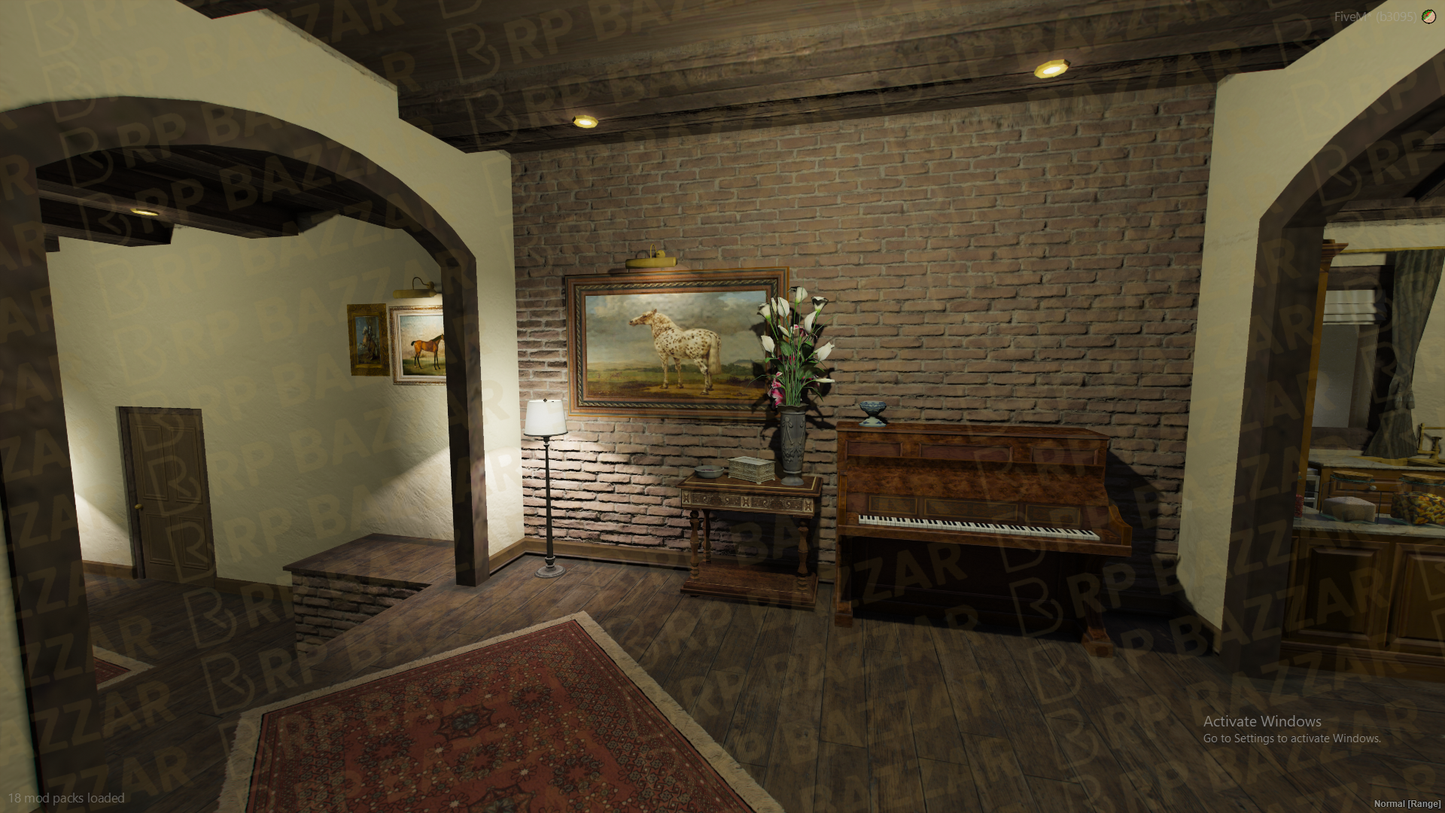 Dark House FiveM MLO — GTA RP Interior — ESX QB QBOX — RPBazzar