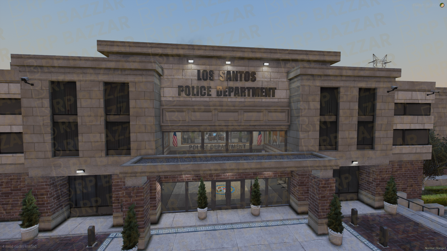 Community Police Station FiveM MLO — GTA RP Interior — ESX QB QBOX — RPBazzar