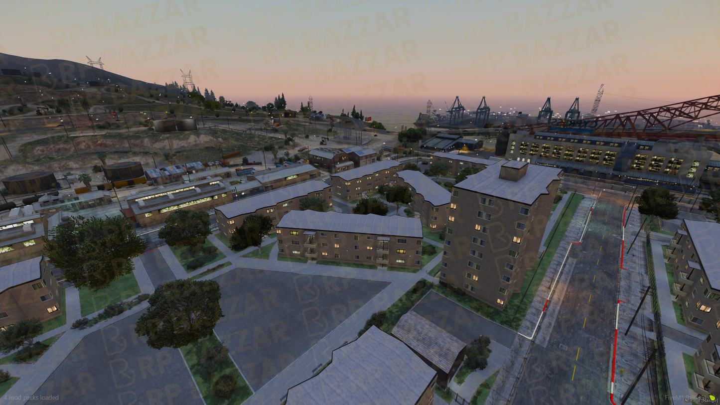 Coastal House Exterior FiveM MLO — GTA RP Interior — ESX QB QBOX — RPBazzar