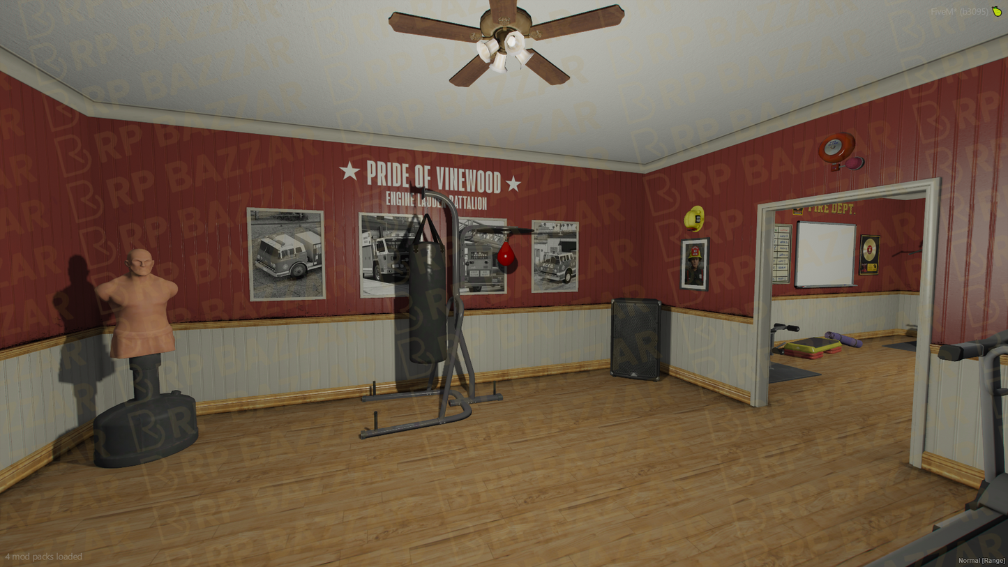 Downtown Fire Department FiveM MLO — GTA RP Interior — ESX QB QBOX — RPBazzar