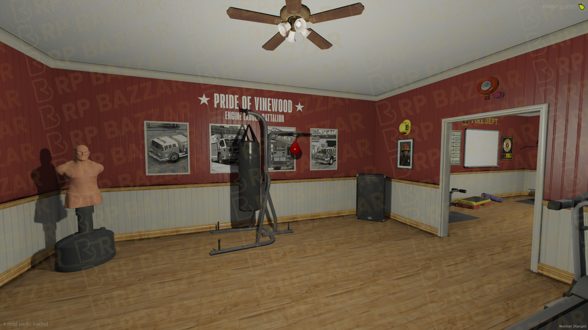 Downtown Fire Department FiveM MLO — GTA RP Interior — ESX QB QBOX — RPBazzar