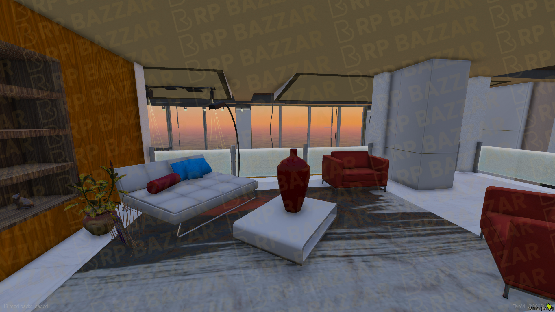 Urban Penthouse FiveM MLO — GTA RP Interior — ESX QB QBOX — RPBazzar