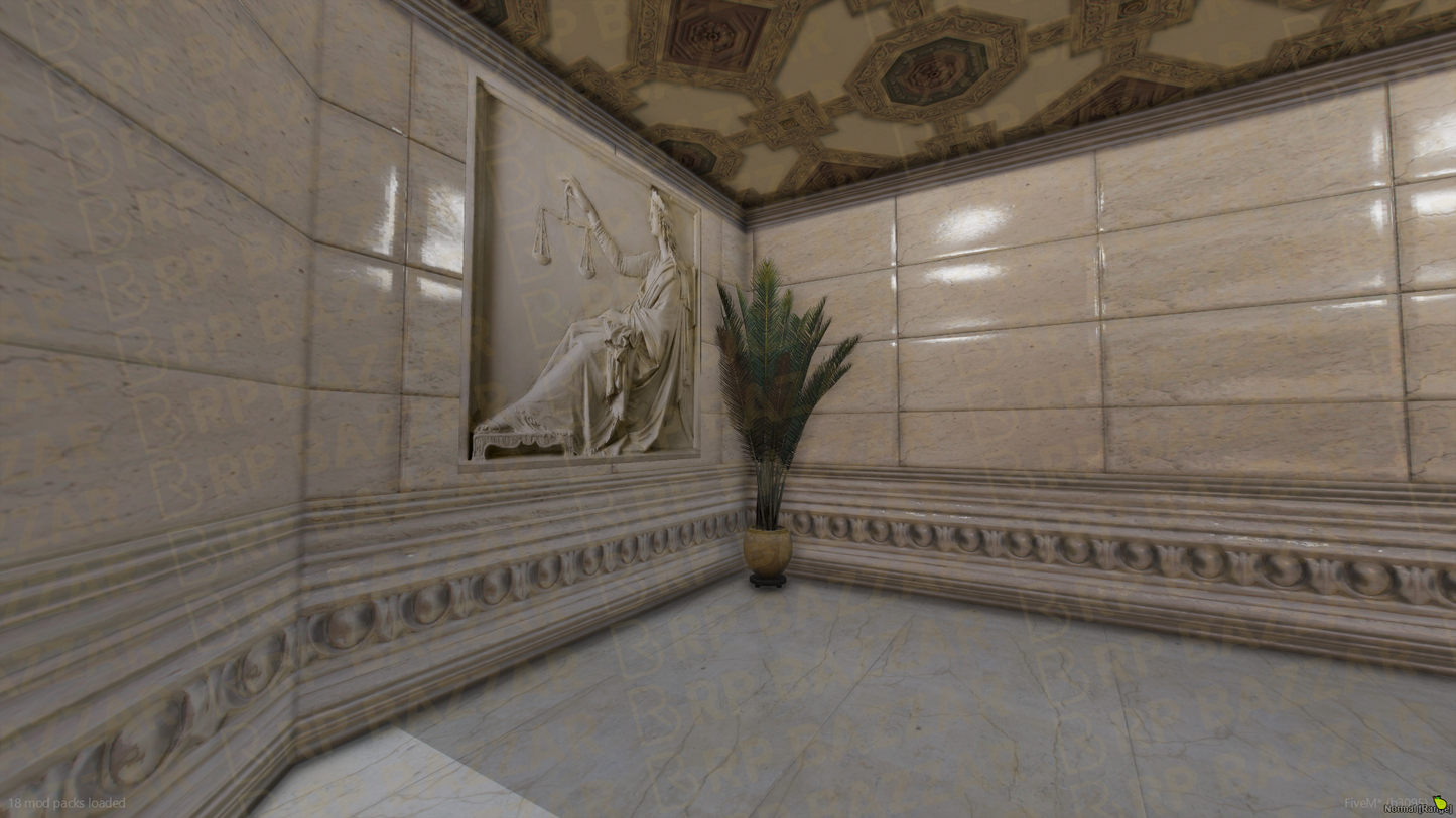 Urban City Hall FiveM MLO — GTA RP Interior — ESX QB QBOX — RPBazzar