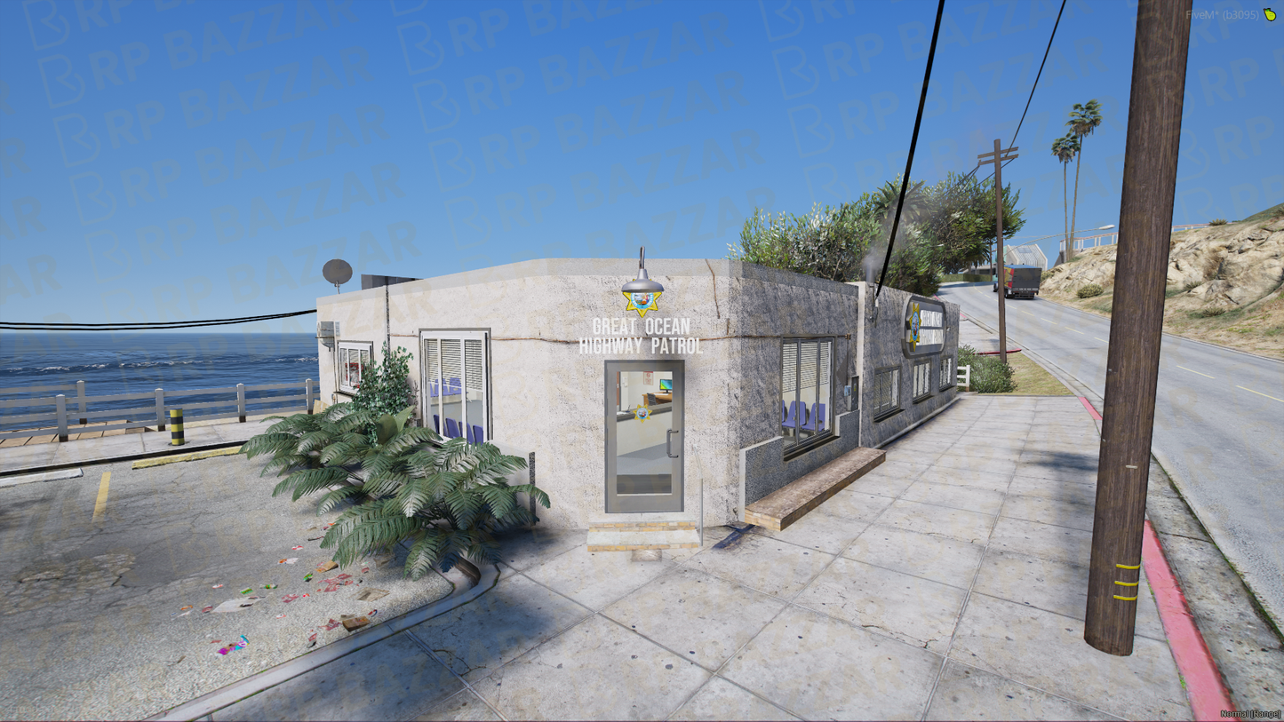 Secure Police Station FiveM MLO — GTA RP Interior — ESX QB QBOX — RPBazzar