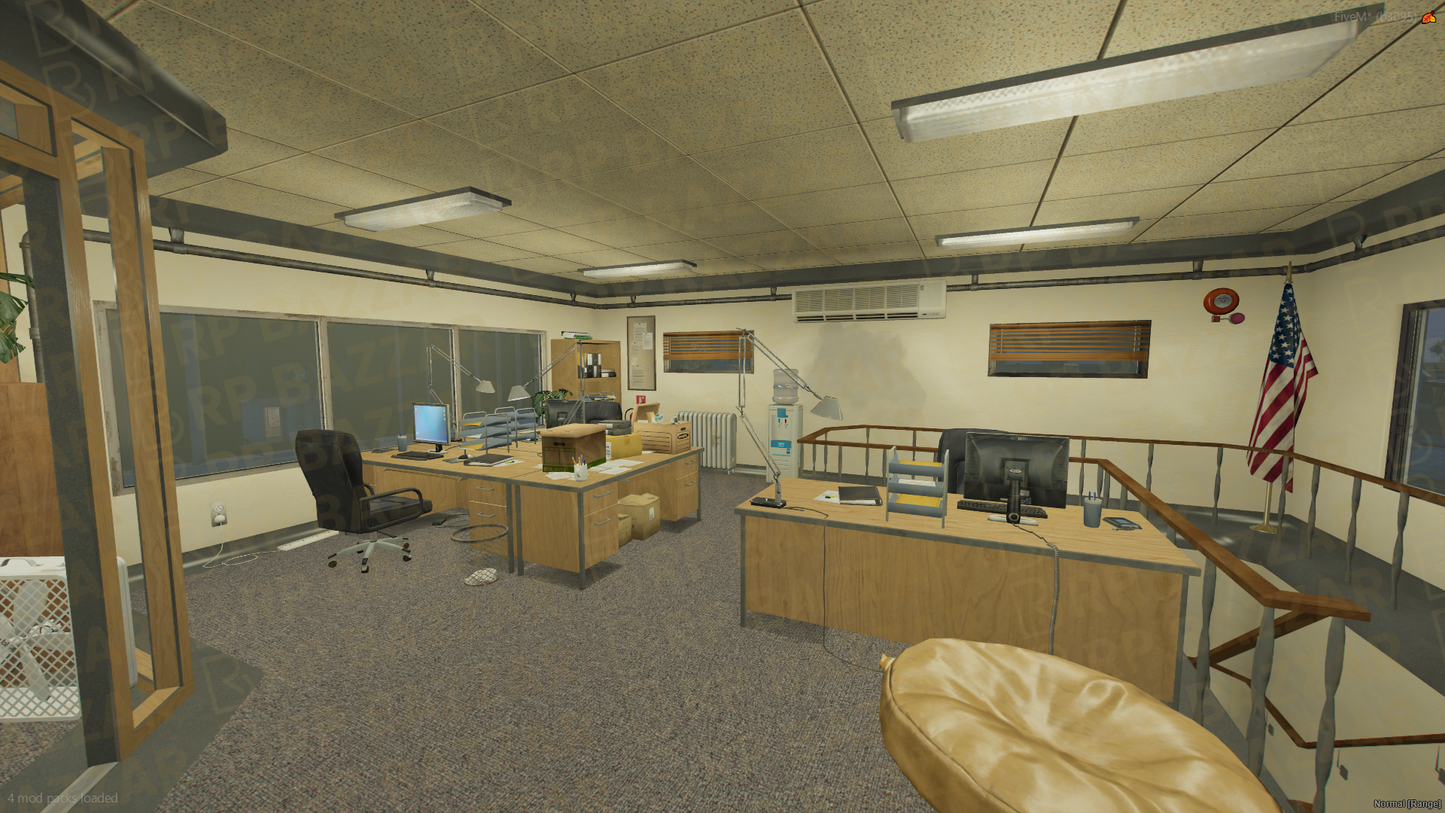 Frontline Police Station FiveM MLO — GTA RP Interior — ESX QB QBOX — RPBazzar