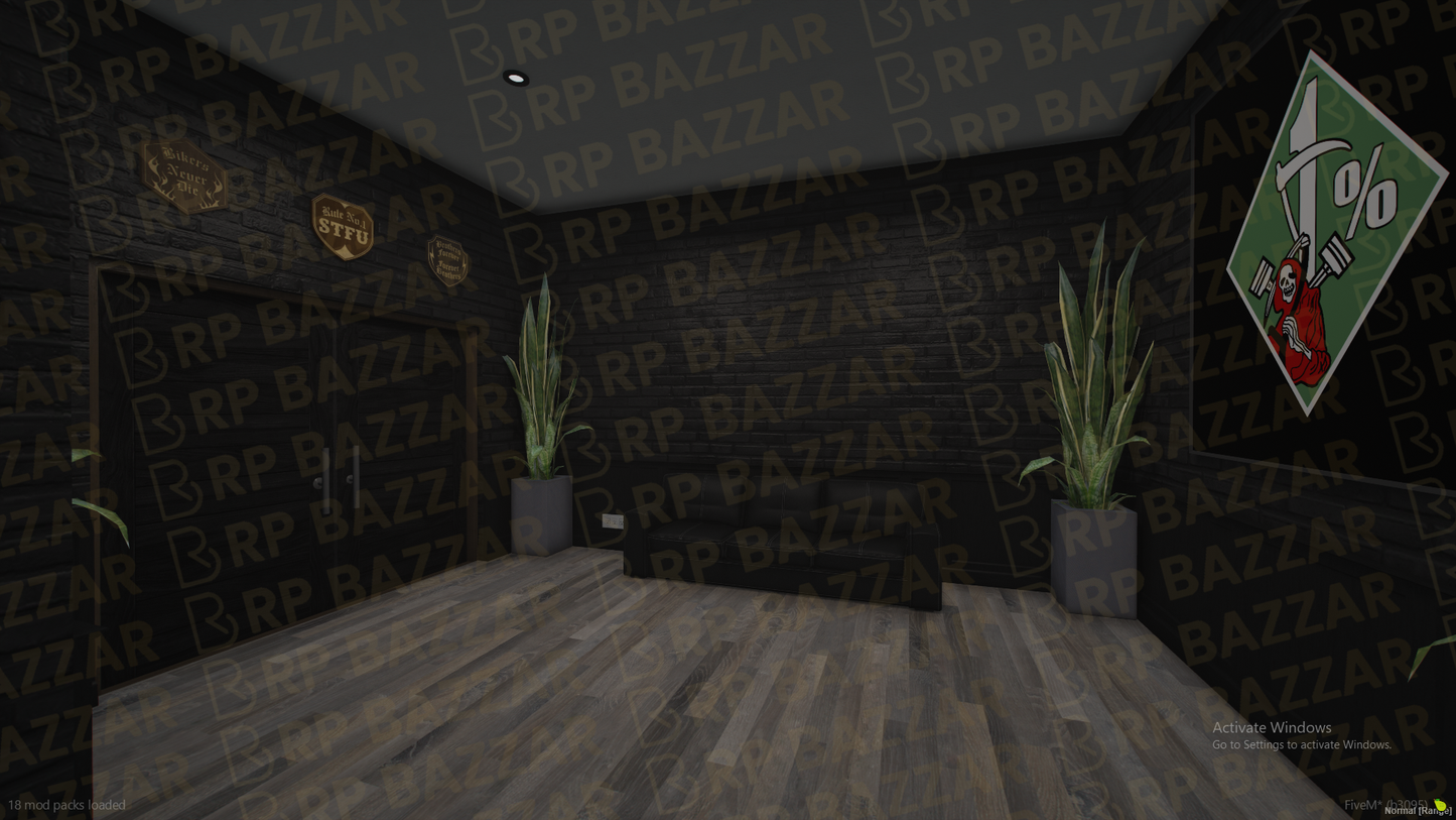 Custom Gang Loft FiveM MLO — GTA RP Interior — ESX QB QBOX — RPBazzar