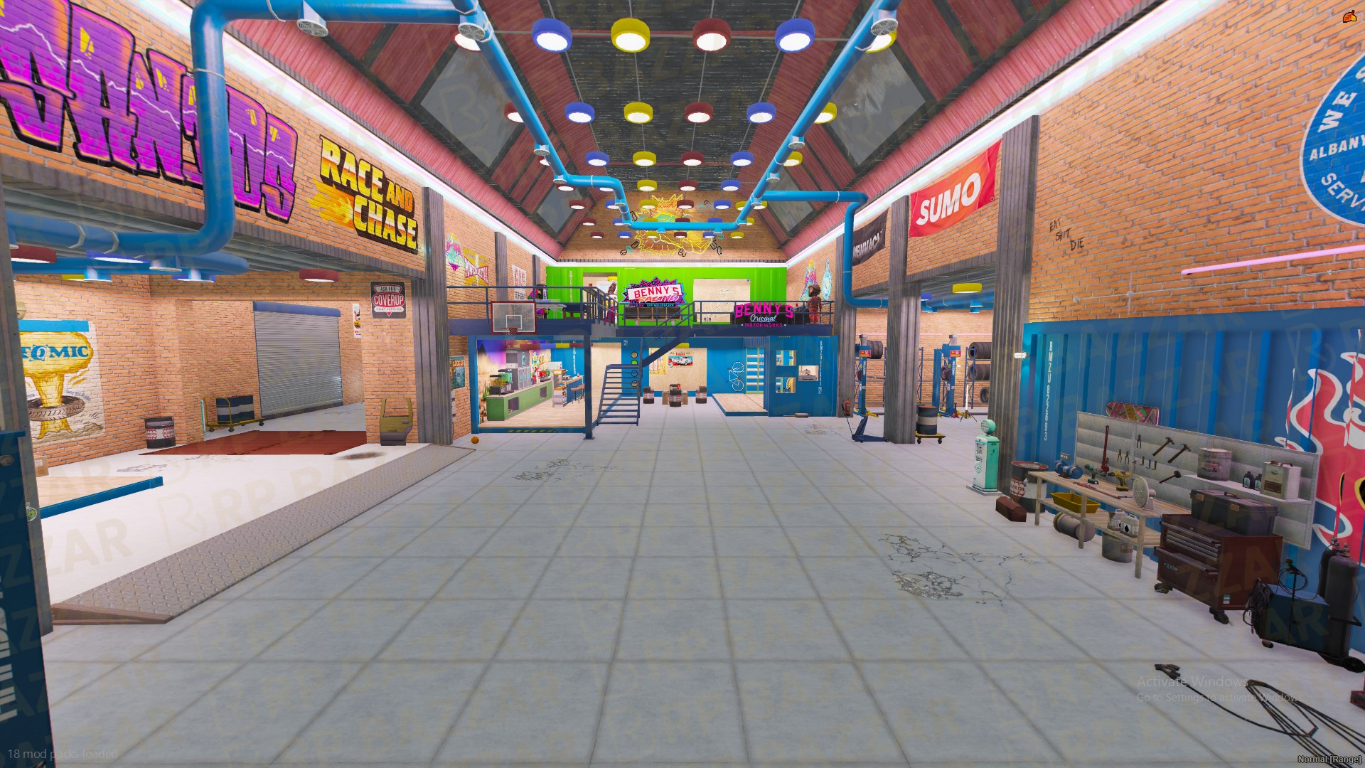 Exclusive Mechanic Shop FiveM MLO — GTA RP Interior — ESX QB QBOX — RPBazzar