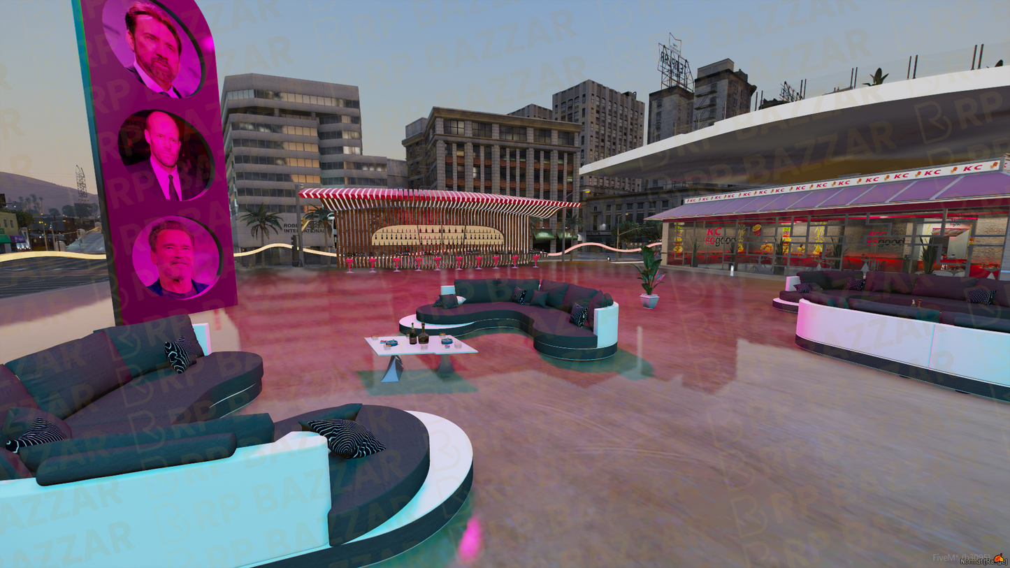Plaza Legion Square FiveM MLO — GTA RP Interior — ESX QB QBOX — RPBazzar