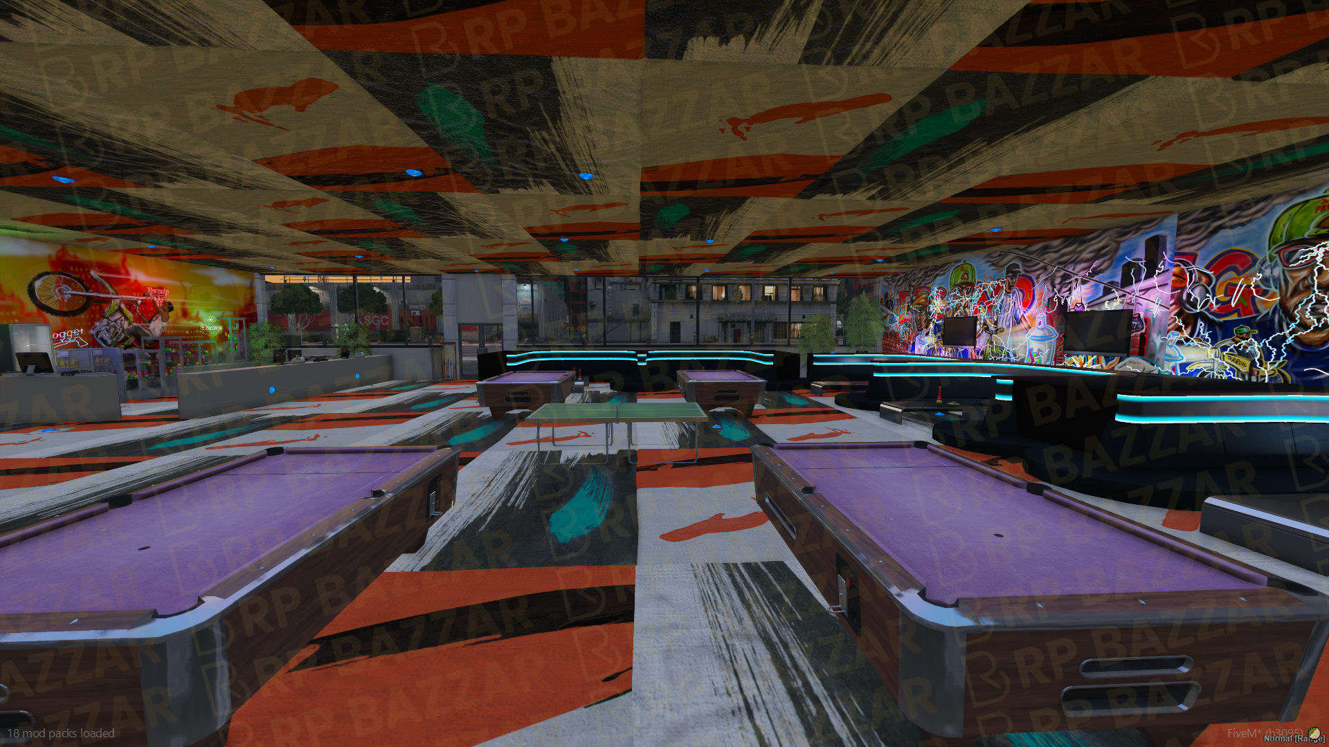 Retro Arcade Shop FiveM MLO — GTA RP Interior — ESX QB QBOX — RPBazzar