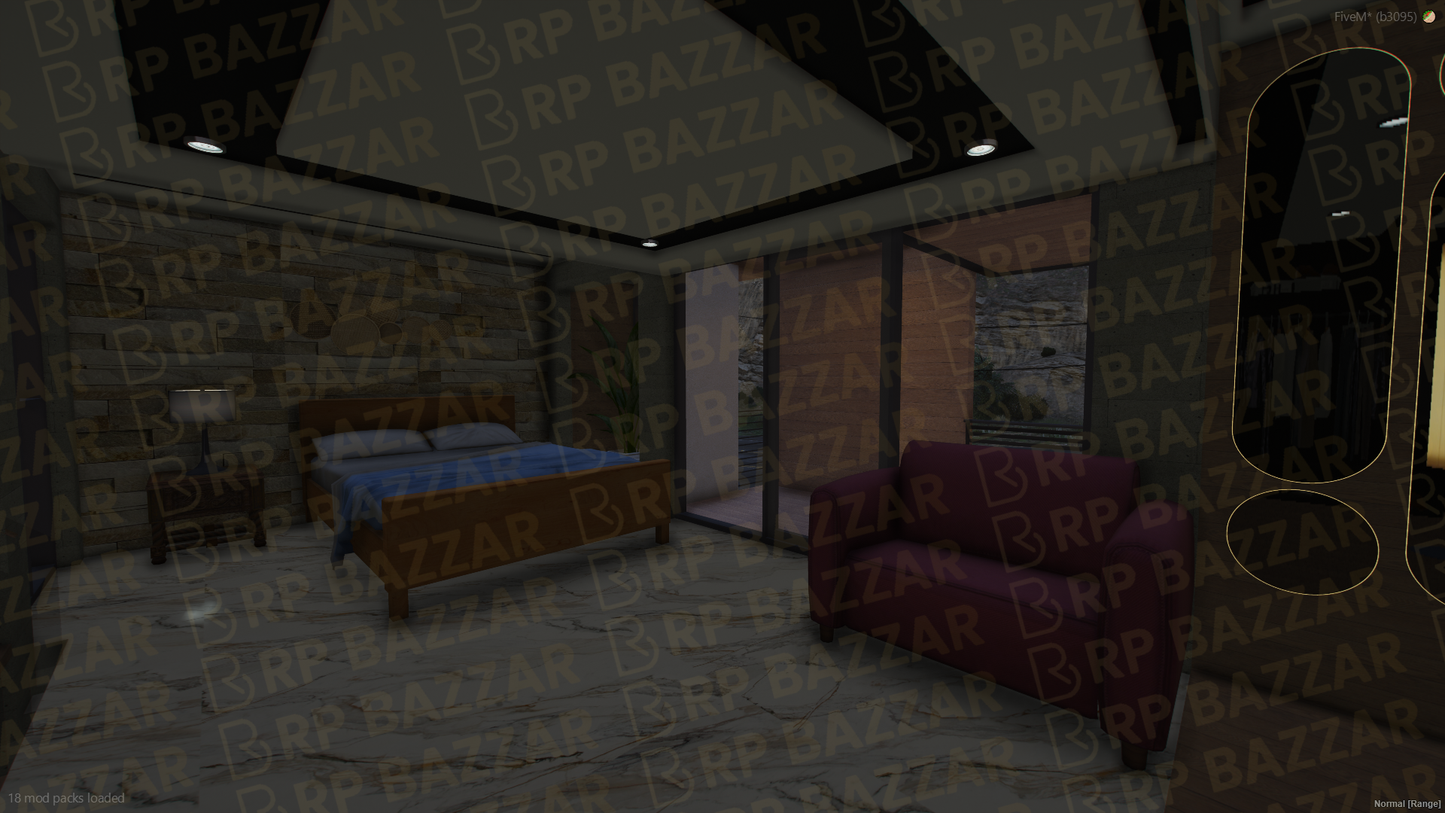 Underground Mansion FiveM MLO — GTA RP Interior — ESX QB QBOX — RPBazzar