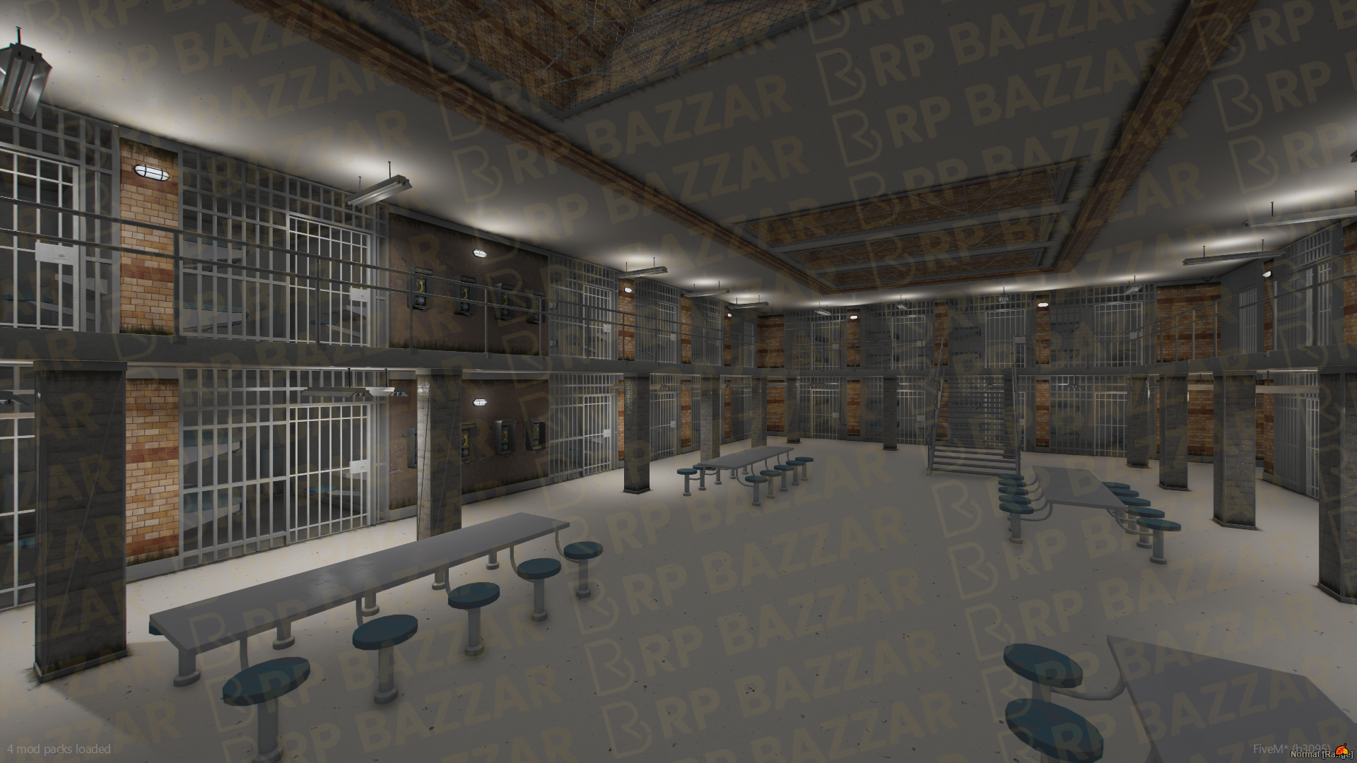 Federal Prison FiveM MLO — GTA RP Interior — ESX QB QBOX — RPBazzar
