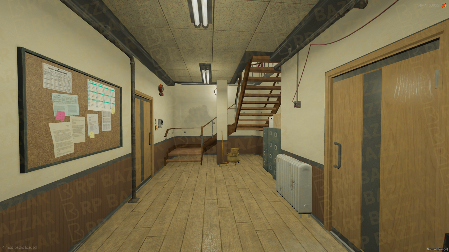 Frontline Police Station FiveM MLO — GTA RP Interior — ESX QB QBOX — RPBazzar