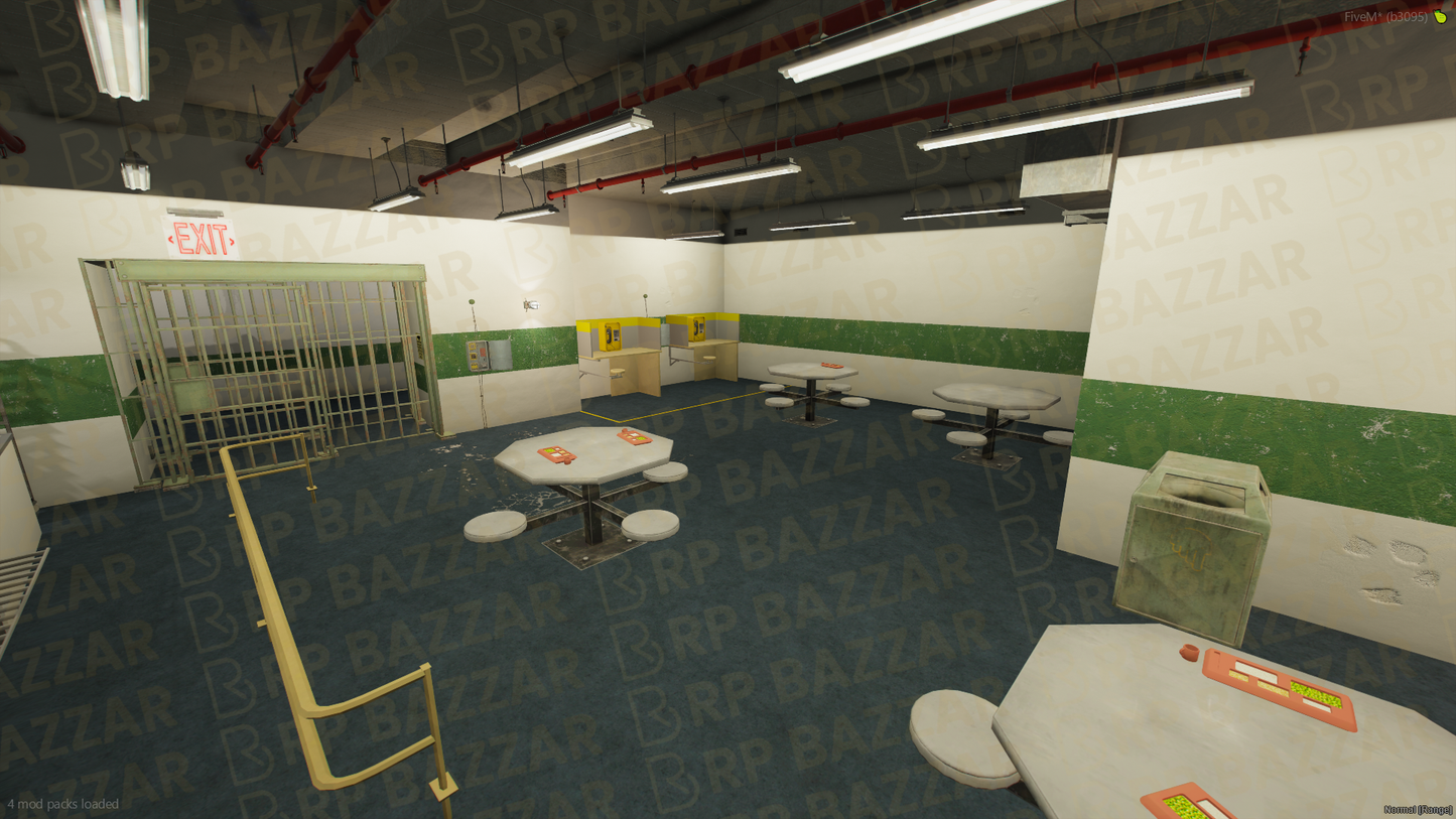 Underground Prison FiveM MLO — GTA RP Interior — ESX QB QBOX — RPBazzar